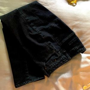 Talbots Heritage Crop jean 10 dark navy wash